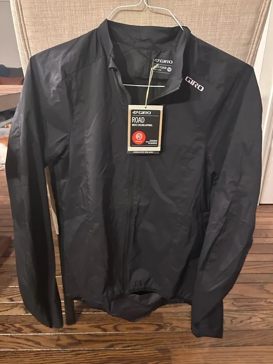 NWT Giro Black Men's Wind Jacket - Picture 4 of 7